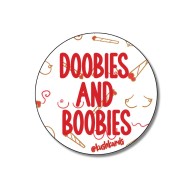 Pack de 3 Stickers Doobies y Boobies