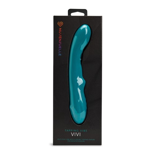 Nu Sensuelle Vivi Double Tapping Vibe - Emerald Green for Ultimate Pleasure