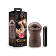 Blush EnLust Mouth Stroker with Vibrating Bullet for Ultimate Pleasure