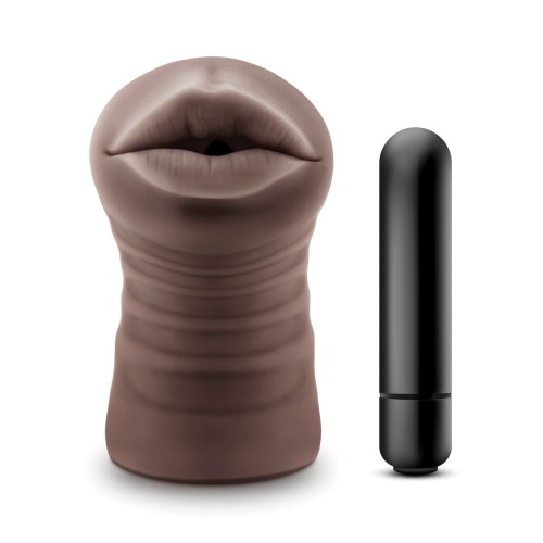 Blush EnLust Mouth Stroker with Vibrating Bullet for Ultimate Pleasure