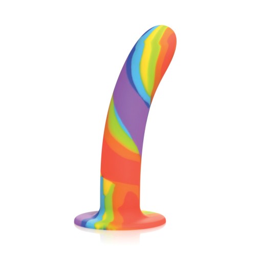 Dildo Silicón Curve Toys Simply Sweet Arcoíris