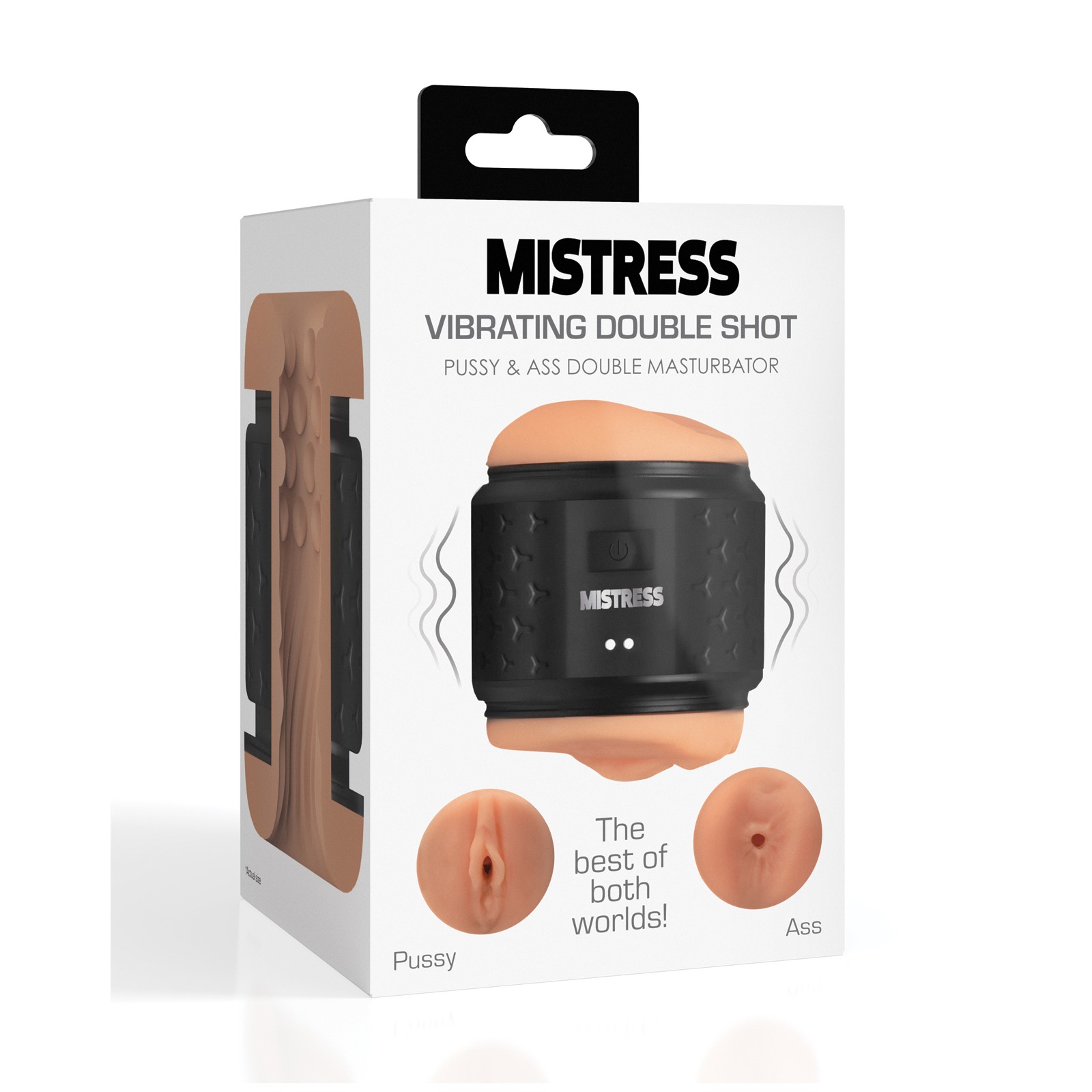 Curve Toys Mistress Masturbador Vibrante Doble Shot para Placer Definitivo