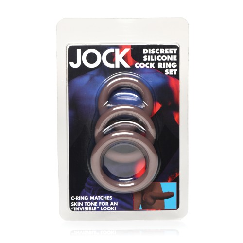 Curve Jock Silicone Cock Ring 3 Pack - Performance Booster