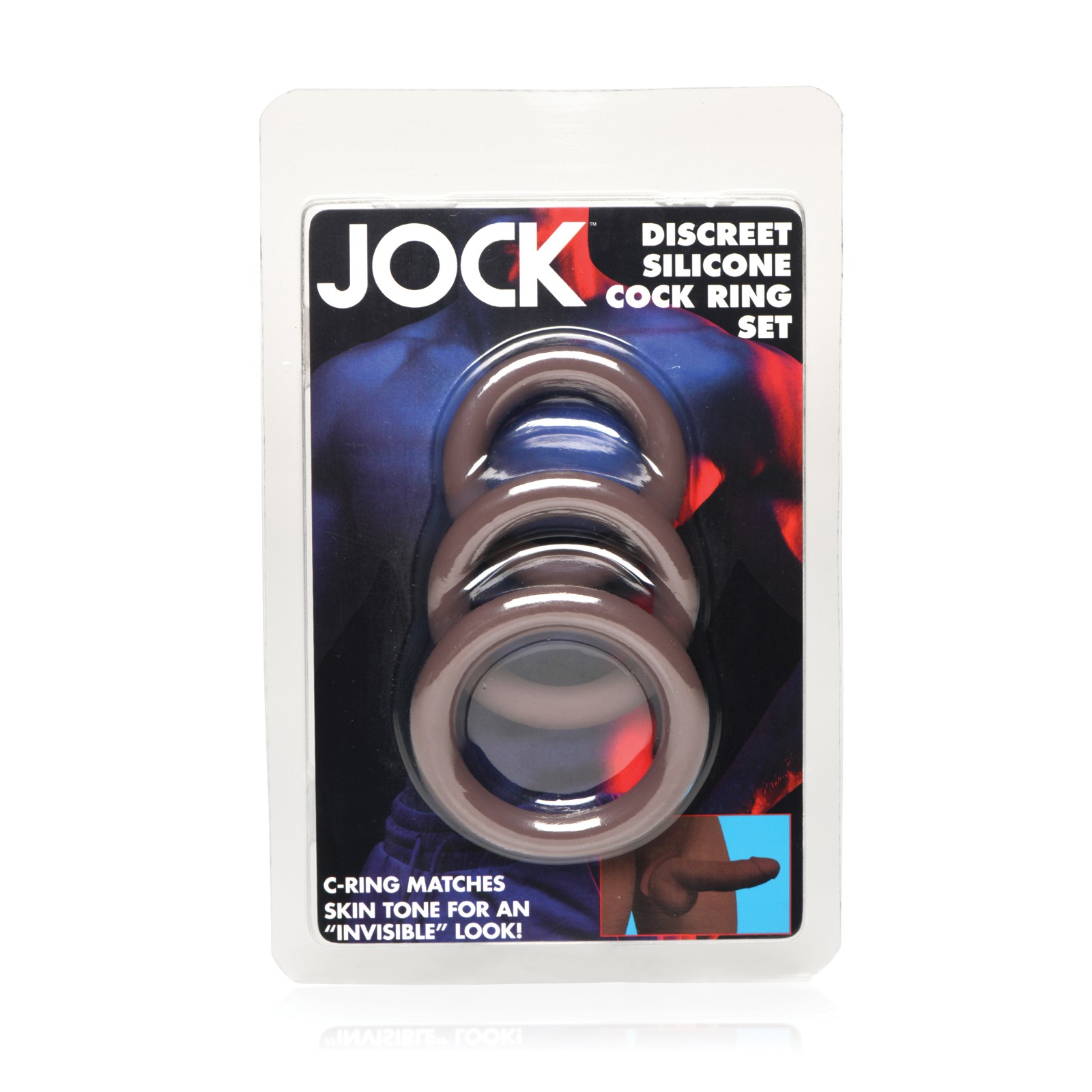 Curve Jock Silicone Cock Ring 3 Pack - Performance Booster