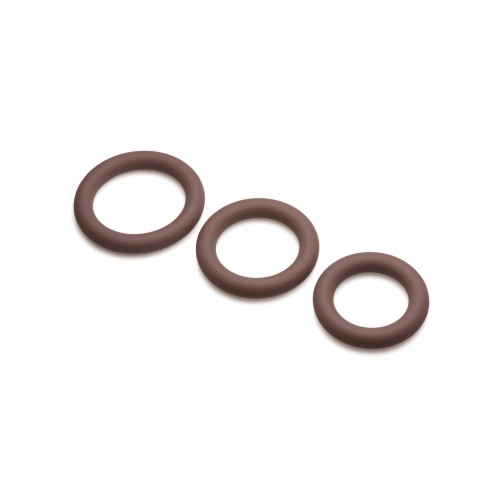 Curve Jock Silicone Cock Ring 3 Pack - Performance Booster