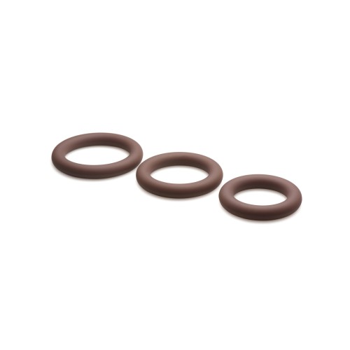 Curve Jock Silicone Cock Ring 3 Pack - Performance Booster