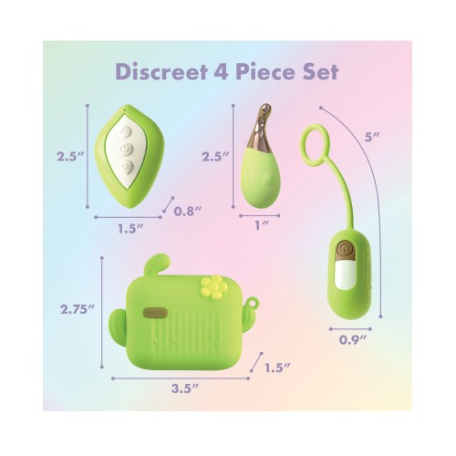 Blush Play Blooming Bliss Remote Vibrating Kit Green