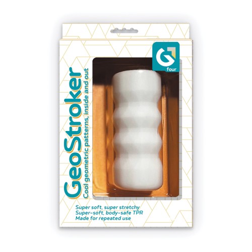 GeoStroker Cuatro 5" Stroker Ultra Suave Blanco