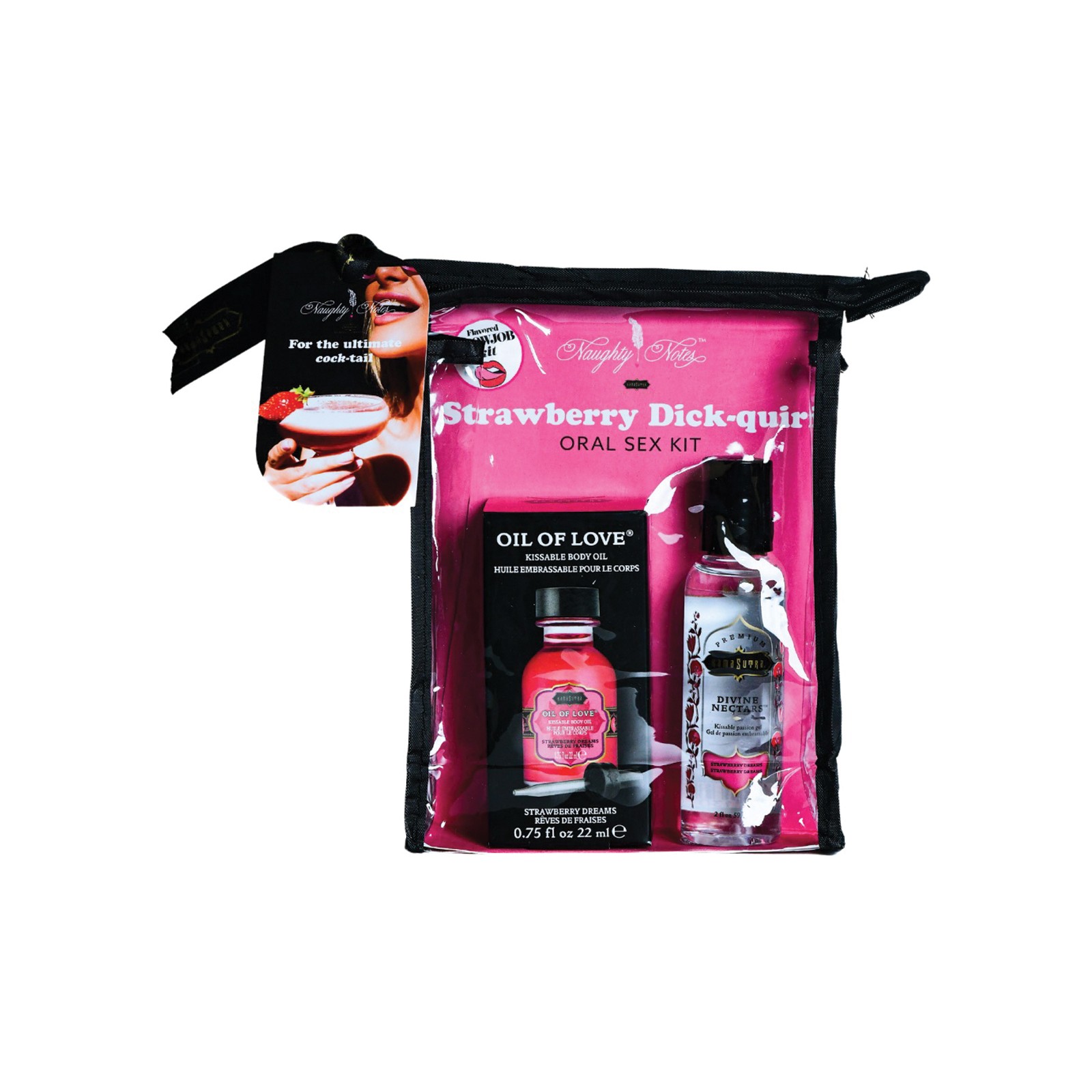 Kit Oral Sabor Kama Sutra Strawberry Dick-Quiri