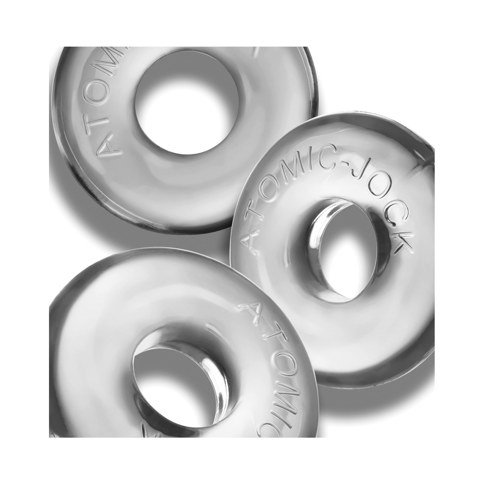 Oxballs Ringer Max 3 Pack Cockrings - Clear