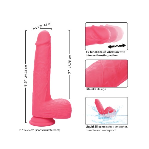 Silicone Studs Rechargeable Rumbling Vibrator for Intense Pleasure