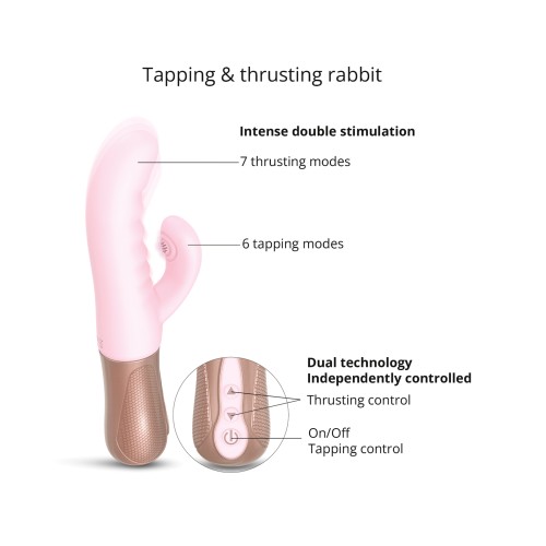 Love to Love Sassy Bunny Thrusting G-Spot Rabbit Baby Pink