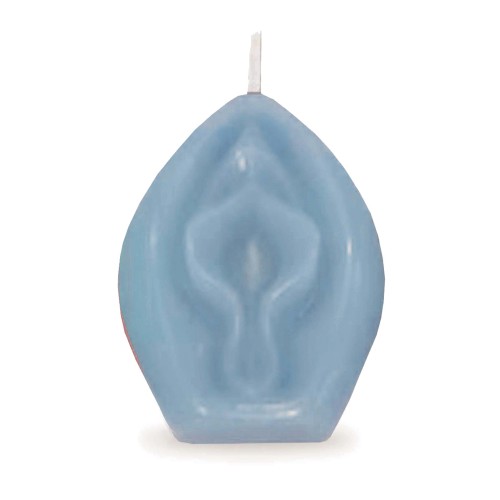 Eden's Vagina Candle Blue Vanilla Relaxation