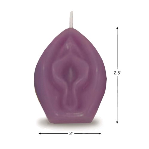 Eden's Vagina Candle in Purple - Vanilla Scented