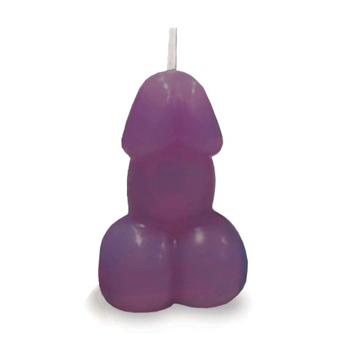 Eden's Purple Vanilla Penis Candle