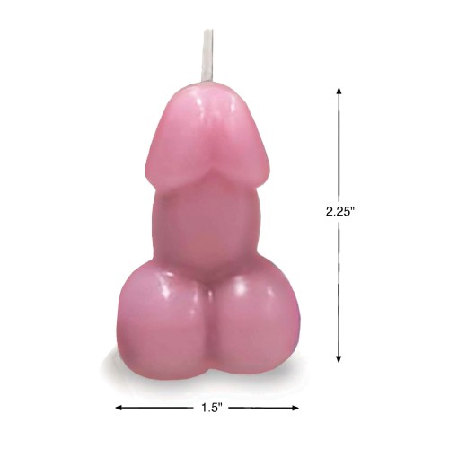 Eden's Penis Candle - Rose - Vanilla