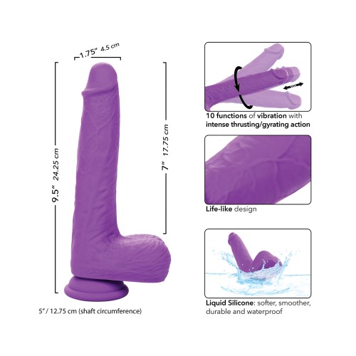 Rechargeable Gyrating & Thrusting Silicone Studs