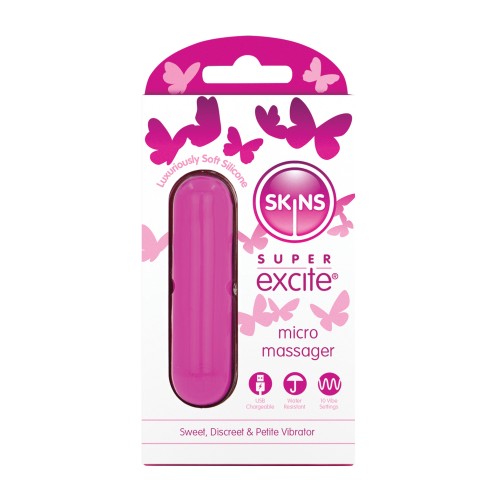 Petite Skin Excited Vibrator in Pink