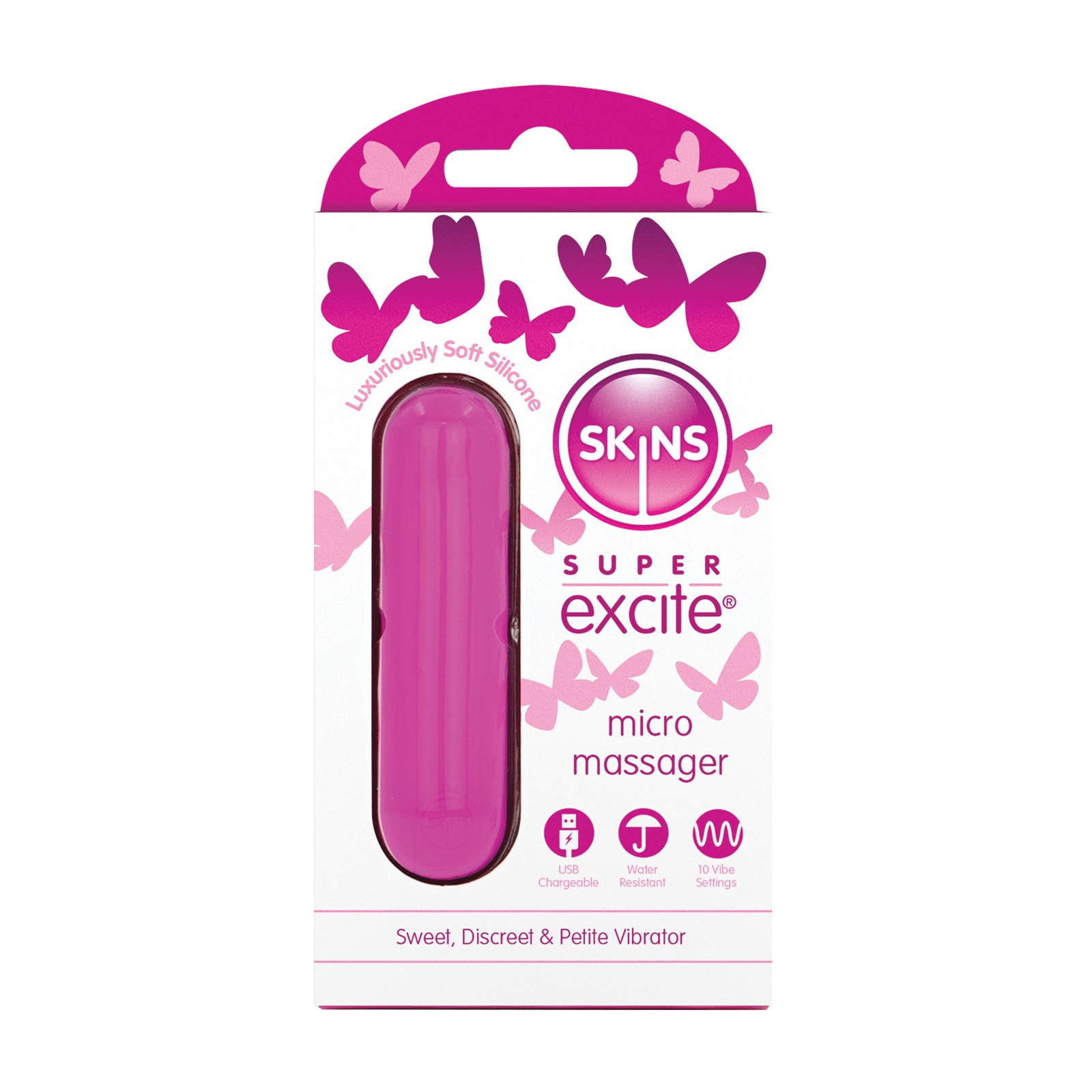 Petite Skin Excited Vibrator in Pink