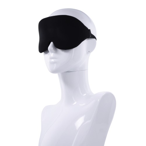 Blackout Memory Foam Blindfold - Black