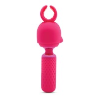 Nu Sensuelle Harlow Mini Wand with Masturbator Attachment - Pink