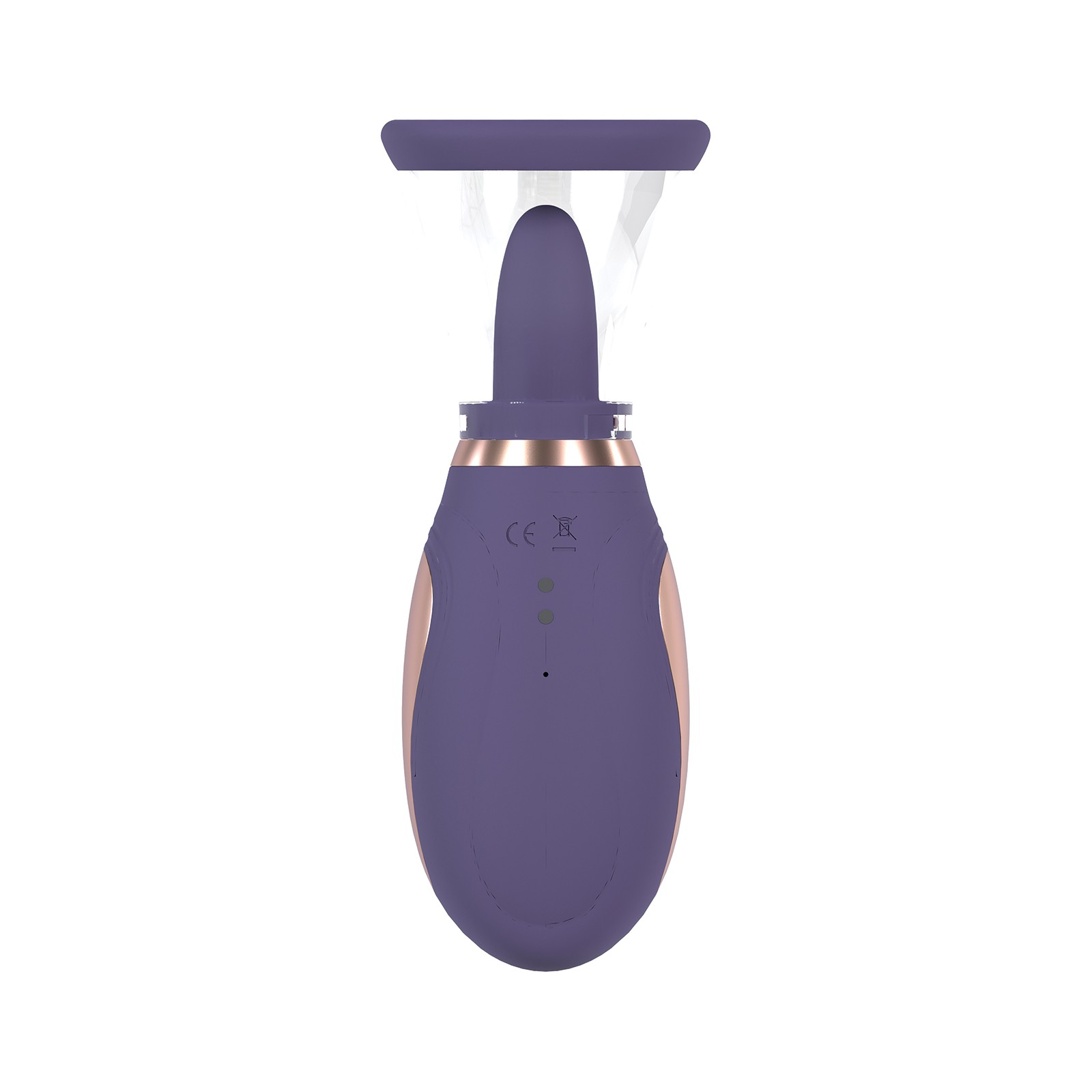 Extractor V sexual Rechargeable Vulva & Breast Pump - Púrpura