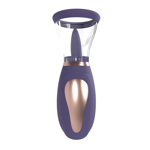 Extractor V sexual Rechargeable Vulva & Breast Pump - Púrpura