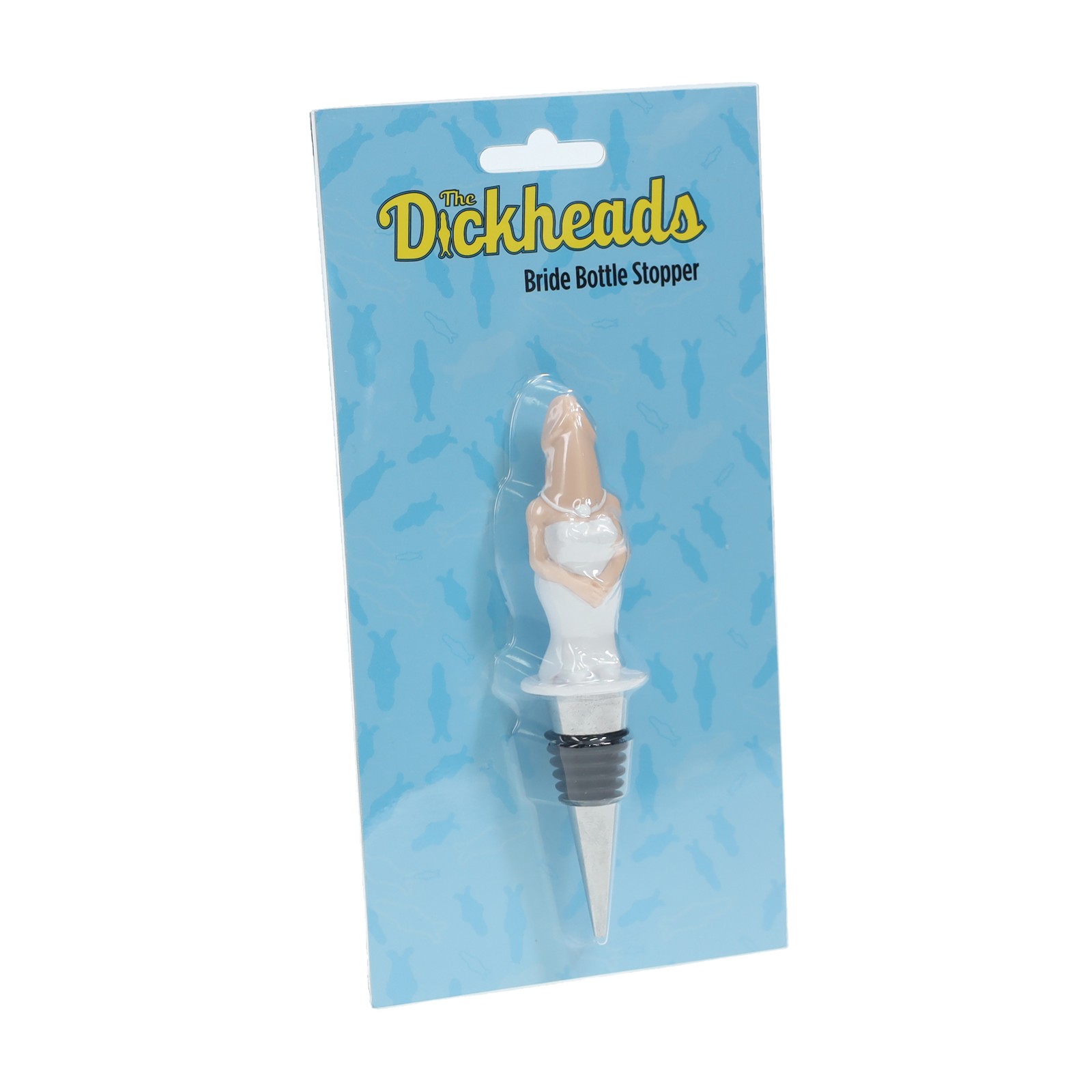 Dickheads Bride Bottle Stopper for Wine Lovers