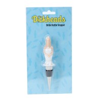 Dickheads Bride Bottle Stopper for Wine Lovers