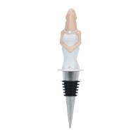 Dickheads Bride Bottle Stopper for Wine Lovers