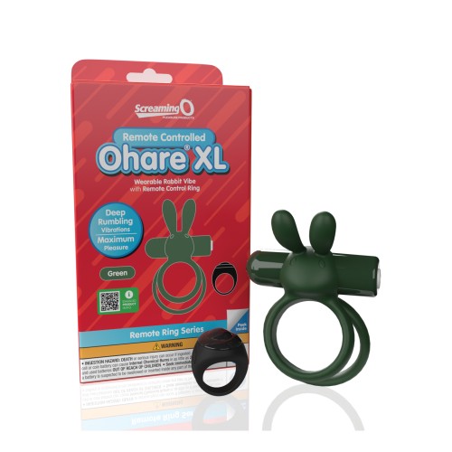 Anillo Vibrante Control Remoto Ohare XL Verde Screaming O