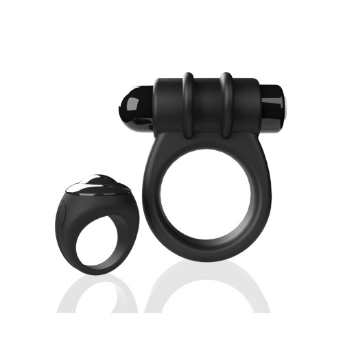 Screaming O Switch Remote Controlled Vibrating Ring Black