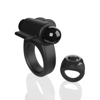 Anillo Vibrante Control Remoto Switch Negro