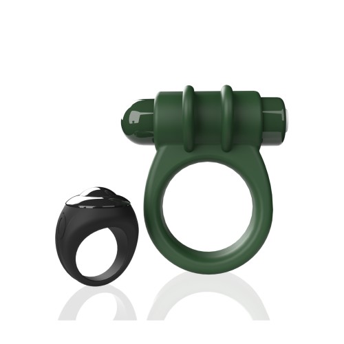 Screaming O Switch Remote Controlled Vibrating Ring Green