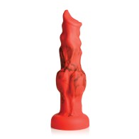 Creature Cocks Fire Hound Large Silicone Dildo - Red