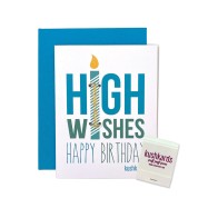 Tarjeta de Felicitación High Wishes con estuche de Cerillas