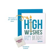 High Wishes Greeting Card with Matchbook