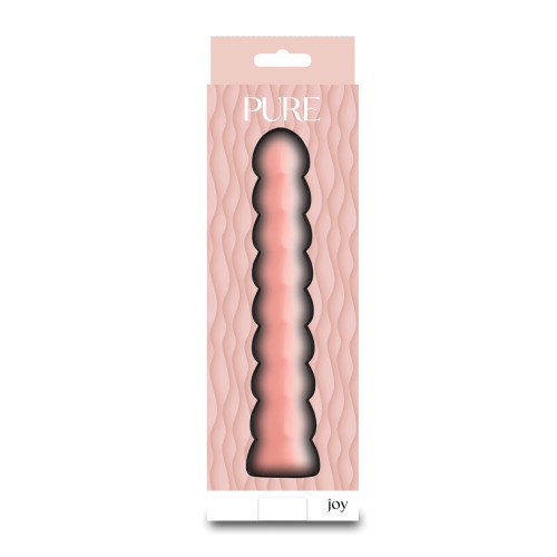 Vibrador Texturizado Pure Joy Durazno