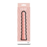 Pure Joy Textured Vibrator Peach