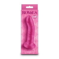 Dildo Curvado Charlie 5" Royals - Rosa Metálico