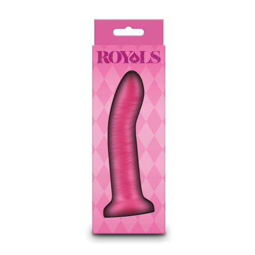 Dildo Curvado Charlie 5" Royals - Rosa Metálico