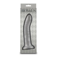 Dildo Curvado Royals 7 Pulgadas Charlie Champagne Metálico