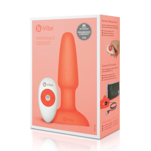 b-Vibe Rimming Plug 2 Orange