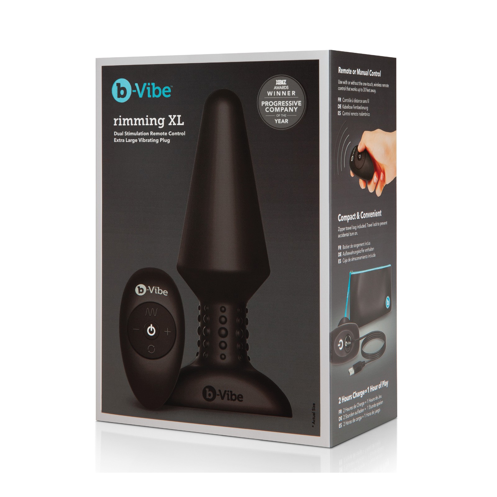 b-Vibe Rimming Plug XL - Mejor Juguete Anal