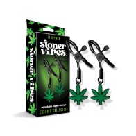 Adjustable Glow in the Dark Nipple Clamps Stoner Vibes