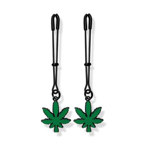 Stoner Vibes Glow In The Dark Adjustable Tweezer Nipple Clamps