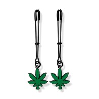 Stoner Vibes Glow In The Dark Adjustable Tweezer Nipple Clamps