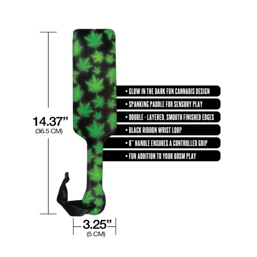 Stoner Vibes Glow in the Dark Paddle - Fun for All Levels