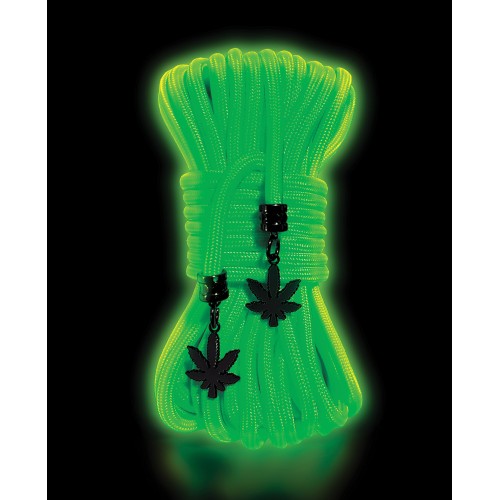 Stoner Vibes Glow in the Dark Rope Green