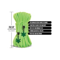 Stoner Vibes Glow in the Dark Rope Green